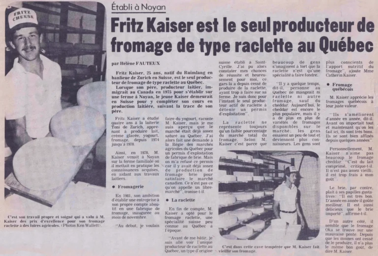 Article de journal Établi à noyan