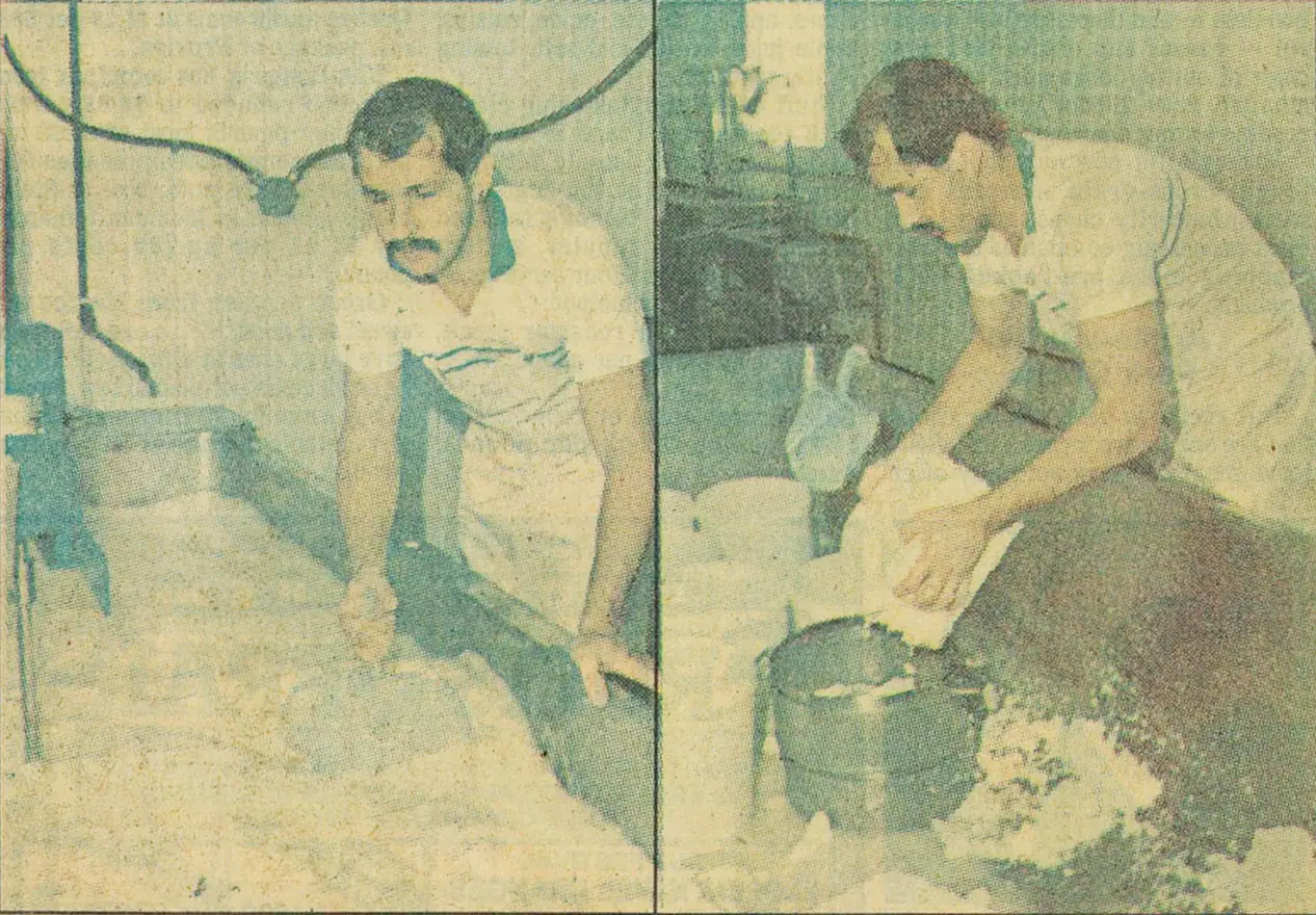 Fritz kaiser à la production du fromage