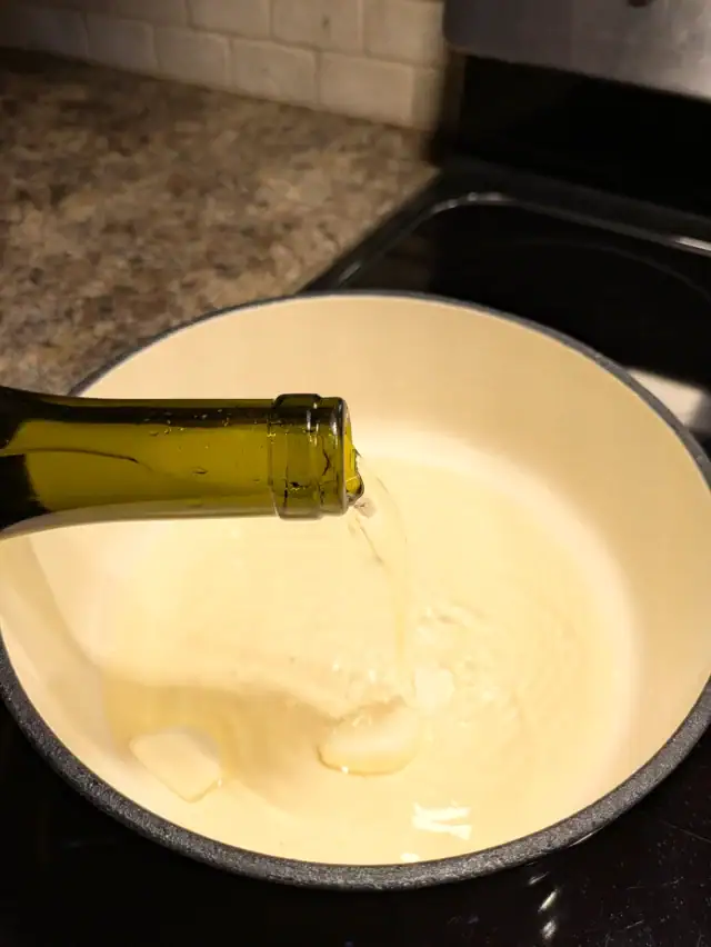 Fondue au fromage kaiser étape 3